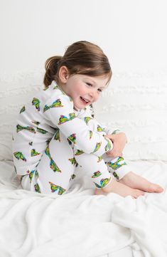 Little ones will be ready for bedtime in these soft and breathable pajamas that are tagless for added comfort. This item is designed to fit snugly, as it is not flame-resistant 100% organic cotton Machine wash, tumble dry Imported ™ & © 2024 Penguin Random House LLC. All rights reserved Playful Cotton Onesie For Sleep, Playful Multicolor Onesie For Loungewear, Playful White Sleepwear For Pajama Party, Playful White Pajama Party Sleepwear, Casual Multicolor Onesie For Bedtime, Fun White Sets For Pajama Party, Fun White Pajama Party Sets, Playful Long Sleeve Onesie For Sleepovers, Playful Long Sleeve Onesie For Loungewear