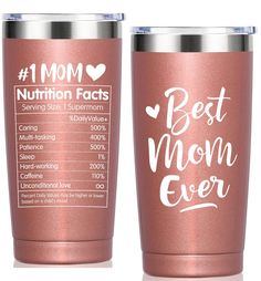 the best mom ever engraved tumbler is shown