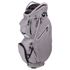 a golf bag with wheels and zippers on the bottom is shown in this image