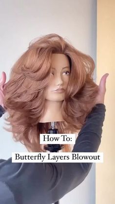 Volume Butterfly Layers For Flat Hair, Bufferfly Haircut, Butterfly Haircut Over 50, Butterfly Haircut Toturial, Hair Cuts Tutorial Step By Step, Butterfly Haircut Self, Step With Layer Haircut For Medium Hair, Butterfly Haircut Styling, Butterfly Haircut Video