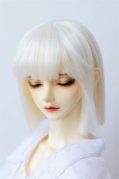 "6-7\" 7-8\" BJD doll wig bjd short wig uncle hair fashion white purple gray hair wig cute bjd wigs for dolls 1/3 1/4 MDD MSD Enjoy your tour here! Fancy bjd doll accessories - wigs. Find the cute wig for your dolls, bjd dolls.  Details: Size options: 1/3 1/4 Special Note: a. It's NOT kids toys, please pay attention to avoid children reaching it and eating by mistake; b. It's bjd doll's accessories products in small size, not for real people. If you have any other special requirement, bulk order Purple Gray Hair, Fashion Short Hair, Purple Grey Hair, Grey Hair Wig, Bjd Wig, Doll Wig, Short Hair Wigs, Doll Wigs, Short Hair With Bangs