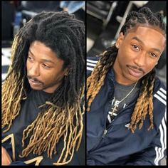 Dyed Dreads, Mens Dreads, Braids For Boys, Dreadlock Styles, Dreads Styles