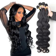 Natural Human Hair Extensions, Brazilian Human Hair Weave, Brazilian Hair Bundles, Black Weave, Brazilian Hair Weave