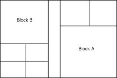 the floor plan for an apartment with two separate rooms