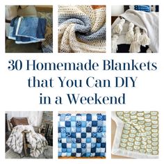 blankets that you can diy in a weekend