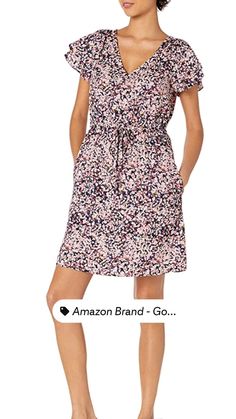 Goodthreads Women's Relaxed Fit Georgette Ruffle-Sleeve Dress
 • Women Floral dress
 • Floral dress for women
 • Casual dress
 • Casual Dress for women
 • Sleeve dress for women
 • Women relax dress
 • Floral dresses
 • Women fit dress
 • Party dress for women
 • Party outfits
 • Cocktail dress for women Women Party Outfits, Cocktail Dress For Women, Blue Wildflowers, Mini Dress Blue, Ruffle Sleeve Dress