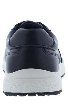 A leather, low top sneaker with a laced-up vamp offers a simple, versatile appearance for any casual outfit. Round toe Lace-up style Cushioned insole White sole Leather upper, rubber sole Imported Mid-top Leather Slip-resistant Sneakers, Casual Slip-resistant Sneakers With Plain Toe, Low-top Synthetic Lace-up Shoes With White Sole, Low-top Lace-up Shoes With Cushioned Footbed, Casual Low-top Lace-up Walking Shoes, Synthetic Low-top Lace-up Shoes With Contrast Sole, Casual Slip-resistant Low-top Walking Shoes, Casual Low-top Slip-resistant Walking Shoes, Urban Slip-resistant Lace-up Sneakers