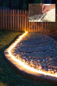 40+ Finest Diy Backyard Ideas On A Budget - Page 18 of 42 Lighting Garden, Diy Outdoor Lighting, Garden Inspo, Outdoor Garden Lighting, Summer Patio, Outdoor Landscape Lighting, Backyard Lighting, Have Inspiration, Patio And Garden