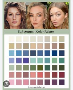 the color palette for soft autumn colors