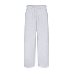 COTTON FLEECE CLASSIC STRAIGHT LEG PANT | LIGHT HEATHER GREY Classic Straight Hem Loungewear Bottoms, Classic Pants With Straight Hem For Loungewear, Classic Straight Hem Pants For Loungewear, Classic Sweatpants With Elastic Waistband For Loungewear, Classic Sweatpants With Elastic Waistband And Straight Hem, Classic Straight Leg Sweatpants With Elastic Waistband, Classic Sweatpants With Relaxed Fit And Straight Hem, Classic Relaxed Fit Sweatpants With Straight Hem, Classic Straight Sweatpants With Pockets