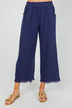 New Arrivals - Items Added Daily! :: The Blue Door Boutique Fall Relaxed Fit Pants With Frayed Hem, Casual Wide Leg Cropped Pants With Frayed Hem, Relaxed Fit Pants With Frayed Hem For Work, Frayed Hem Cropped Wide Leg Pants For Fall, Cropped Wide Leg Pants With Frayed Hem For Fall, Relaxed Fit Wide-leg Bottoms With Frayed Hem, Trendy Cropped Hem Summer Bottoms, Chic Cotton Wide Leg Pants With Pull-on Style, Chic Wide-leg Pants With Frayed Hem