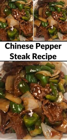 Pepper Steak Recipe Easy, Chinese Pepper Steak Recipe, Chinese Pepper Steak, Pepper Steak Recipe, Beef Steak Recipes, Chinese Cooking Recipes