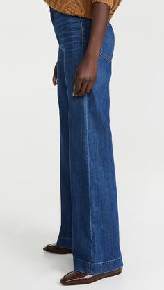 ASKK NY Brighton Wide Leg Jeans | Shopbop Slouchy Tee, Signature Style, Wide Leg Jeans, Brighton, Stretch Denim, Leg Jeans, Timeless Fashion, New Arrivals, Full Length