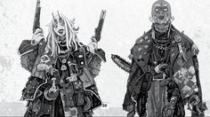 Magnagothica Maleghast, Witcher Monsters, Dynasty Warriors Characters, Pilots Art, Concept Art Tutorial, Combat Art, Character Designs, Dieselpunk, Sketchbook Art Inspiration