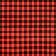 an orange and black checkered fabric