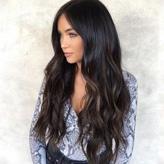 Chocolate Brown Hair, Awesome Hair, Dark Brown Hair Color, Short Hair Wigs, Brown Hair With Highlights, Balayage Highlights