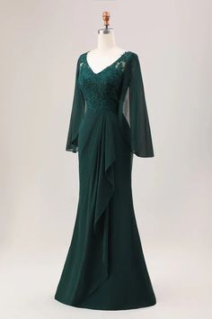 an evening gown on display at the museum