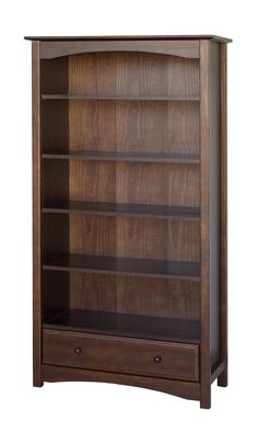 Jayden 70.25'' H X 14.25'' W Bookcase 4 Shelf Bookcase, 5 Shelf Bookcase, Drawer Space, Painting Wood, Wood Bookcase, Nursery Furniture, Furniture Outlet Stores, Diy Wood Projects