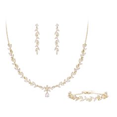 PRICES MAY VARY. ♥ Material & Craft ♥:Bridal jewelry set for wedding.Sparkling necklace and earrings set.With a fabulous design and solid construction.The classic and elegant always keep pace with fashion,which will make a timeless accessory to any jewelry collection. Can be worn with classy casual with formal attire or Wedding dress.Adorned with Hearts & Arrows Cut Cubic Zirconia, crafted with eco-friendly brass, this special design is born to match the clothes and your unique beauty. ♥ Specifi Beautiful Goddess, Classy Casual, Unique Beauty, Heart With Arrow, Timeless Accessories, Formal Attire, Bridal Jewelry Sets, Rose Gold Necklace, Jewelry For Women