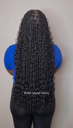 Black Island Twist, Passion Boho Twist, Goddess Island Twist, Medium Boho Twist, Twist Boho Braids, Bohemian Island Twists, Island Twist Boho, Bohemian Twist Braids, Beautiful Braids For Black Women