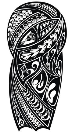 an abstract black and white tattoo design with wavy lines on the body royalty free illustration