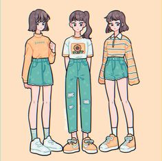 Cartoon Outfits Ideas, Clothing Sketches, Art Outfits, Stickers Kawaii, Clothing Design Sketches, Cartoon Outfits, Mode Design