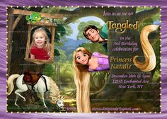 tangled in the princess's pony birthday party