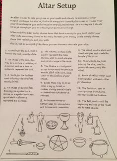 Spiritual Worksheets, Altar Setup, Wiccan Alter, Witchcraft Spells For Beginners, Witch Board, Witchcraft Altar, Spells For Beginners, Magia Das Ervas, Witchcraft Books