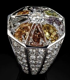 Mixed Metal Engagement Rings, Mens Rings Wedding Diamond, Jewelry Design Inspiration, Brown Jewelry, Big Rings, Classy Jewelry, Men Diamond Ring, Bling Rings, Gems Jewelry