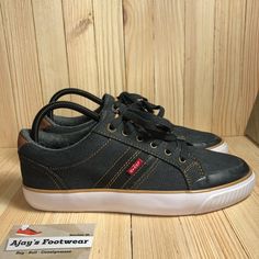 New Levi’s Lodi Black Denim Mens Shoes Size: 8 51801101a Nwot. No Original Box. I Always Carefully Package And Mail Out Asap. If You Have Any Questions, Please Reach Out! (: Size: Men’s 8 Color: Black Denim Msrp: $90 Pair Of Shoes In Photo Is The Exact Pair You Are Purchasing. Make Sure To Follow! I Post Tons Of Shoes You May Like Or To Gift To Loved Ones.. We Also Offer Bundle Discount. Mahalo! (: (Sku: Ajay01) Levi's Casual Sneakers With Round Toe, Black Canvas Sneakers For Fall, Levi's Black Round Toe Sneakers, Levis Men, Mens Shoes Sneakers, Black Denim, Levi's, Original Box, Men's Shoes