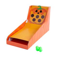 Here's a fun game that most people already know how to play thanks to carnivals and arcades: skee ball! This Halloween game is great for a classroom party, a party at home or as an activity at a Halloween carnival or Harvest Festival. Players try to land as many balls as they can into the holes of the smiling jack-o-lantern. Be sure to check out all the fun Halloween treats and prizes here on this website that you can add to make the game even more fun. Cardboard. (5 pcs. per unit) 30" x 15 1/2" Fall Games For Birthday Parties, Fear Factor Halloween Games For Kids, Fall Festival Games For Church Activities, Church Fall Festival Games For Kids, Halliween Games, Pre K Halloween Party Games, Trunk Or Treat Games For Kids, Trunk Or Treat Activities, Halloween Festival Games