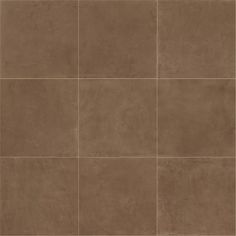 a brown tile floor with squares in the middle and one square at the top,