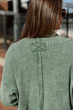 Indulge in comfort and style with the READY FOR SPRING NIGHTS WAFFLE SHACKET. Made from 100% cotton, this versatile piece is perfect for those cool spring nights. Stay cozy and trendy with this must-have addition to your wardrobe. Spring Nights, Gameday Couture, Sleep Shirt, Green Shirt, Stay Cozy, First Look, Upper Body, To My Daughter, Unisex Style