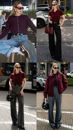 Click on pin to shop this outfit  Influencer in picture 📸 IG @cvseev fall outfit ideas, fall outfits, fall fashion, fall clothes, fall style, autumn outfits, what to wear in fall, fall fashion trends, fall capsule wardrobe, fall aesthetic outfits, fall outfits 2024, chic fall outfits, fall street style, layering outfits for fall, fall sweater outfits, fall boots outfits, oversized sweaters fall, fall work outfits, fall date night outfits, fall weekend outfits, fall outfit inspo, stylish fall outfits, fall essentials, warm fall outfits, casual autumn outfits, fall fashion inspiration, simple fall outfits, fall outfits inspo #falltrends #fallfashiontrends #falloutfitswomen #falloutfitinspiration #autumnootd #autumn #autumnoutfitidea #burgundy #burgundyoutfits #burgundysweater #pantsoutfits Burgundy Cardigan Outfit Work, Burgundy Cardigan Outfit, Night Outfits Fall, Date Night Outfits Fall, Style Autumn Outfits, Cardigan Outfit Work, Fall Aesthetic Outfits, What To Wear In Fall, Fall Date Night Outfits