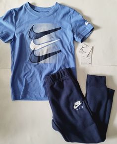 1  Boy`s 2pc athletic outfit  short sleeve T-shirt and Joggers. Thank you for looking! International Buyers !!! Shipping time is about 2-3 weeks but Customs can cause additional delays that are not within our control. Import duties, taxes, and charges are not included in the item price or shipping cost. These charges are the buyer's responsibility. Please check with your country's customs office to determine what these additional costs will be prior to buying. Please be aware of these additional issues if you are an international buyer. !   SHIPPING:  We ship all items within 24 hr after cleared payment received. except Sundays and National Holidays.  Standard shipping takes 5-6 days.   If you are happy with purchase, Please leave positive feedback and I will do the same! If you are not ha Athletic Outfits Shorts, Athletic Outfit, Outfit Short, Nike Boys, Nike Boy, National Holidays, Sweatpants Set, Payment Received, Boys Clothes