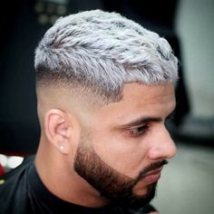 Blonde Short Hairstyles, Platinum Blonde Hair Men, Hair Plait, Bleached Hair Men, Short Platinum Blonde Hair, Plait Styles, Updo Easy, Hairstyles Anime, Hairstyles School