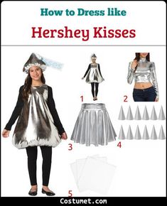 how to dress like hershey kisses costume