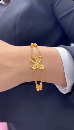 22k Gold Bracelets, Butterfly Gold Bracelet, Bracelet Butterfly, Womens Bracelet, 22 Carat Gold, Bracelets Gold, Butterfly Bracelet, Gold Bracelet For Women, Elegant Bracelet