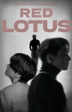 red lotus movie poster with two people standing in front of the man on the left