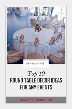 round table decor ideas for any event