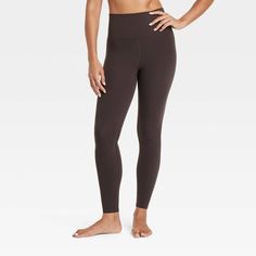 Why we're ALL IN: Everyday soft leggings designed with an ultra-high-rise cut and flat seams for a smooth look and comfortable fit. Made of a midweight, stretchy fabric with moisture-wicking and quick-drying properties to help keep you nice and cool. Boast a UPF 50+ rating to shield you from harmful sun rays. Pull-on waistband completes the design with easy on and off. All in Motion™: Made for every move, priced for every day. Explore top All in Motion legging fabrics: featuring moisture-wicking Low Intensity Workout, Bottom Workout, All In Motion, Racerback Sports Bra, Soft Leggings, Pocket Leggings, Sun Rays, Leggings Design, High Rise Leggings