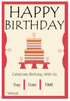 Birthday Party Invitation, Birthday Party Invitation ideas, Birthday Party Invitation Template, Birthday Template, Birthday Party Invitation, Birthday Party Invitations, Birthday Celebration