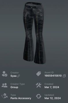 Pants Codes, Black Hair Id Roblox, Roblox Sets, Hair Roblox, Code Clothes