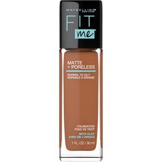 Maybelline Fit Me Matte + Poreless Foundation goes beyond skin tone matching to fit the unique texture issues of normal to oily skin. Lightweight. Oil-free. Maybelline Fit Me Matte + Poreless Liquid Foundation Makeup, Coconut, 1 fl oz; Get a matte finish Ultra-lightweight foundation absorbs oil for a matte and poreless-looking finish This liquid foundation goes beyond matching skin tone, it also matches the texture of normal to oily skin Does not clog pores and is oil-free Available in 40 shades to fit a wide range of skin tones Matte Poreless Foundation, Fit Me Foundation, Fit Me Matte And Poreless, New York Fits, Lightweight Foundation, Oil Free Foundation, Foundation Makeup, Best Foundation, Matte Foundation