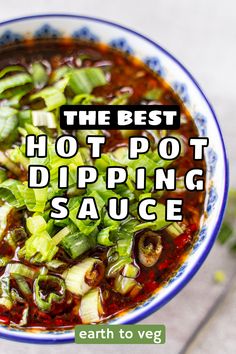 the best hot pot dipping sauce earth to veg