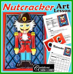 a poster with an image of a nutcracker