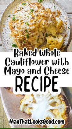 This is a great vegetable-based side dish you can enjoy with any main course. This Baked Whole Cauliflower with Mayo and Cheese is delicious with its crunchy baked cauliflower and creamy cheese topping. Cauliflower Mayo Mustard Cheese, Cauliflower With Mayo And Parmesan, Cheesy Baked Cauliflower Head, Baked Cauliflower Head With Mayo, Whole Roasted Cauliflower With Mayo And Cheese, Whole Roasted Cauliflower With Mayo, How To Cook A Whole Head Of Cauliflower, Whole Roasted Cauliflower With Cheese, Whole Cauliflower Recipes Baked