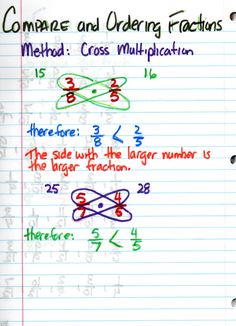 a piece of paper with numbers and fractions written on it, in front of a notebook