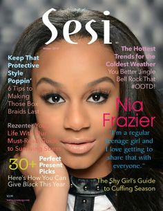 the cover of sesi magazine with an image of a woman's face on it