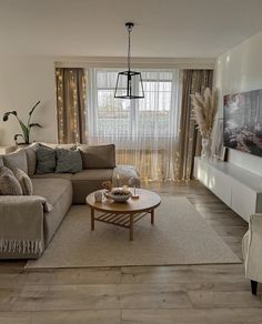 the living room is clean and ready to be used for christmas time or new year's eve